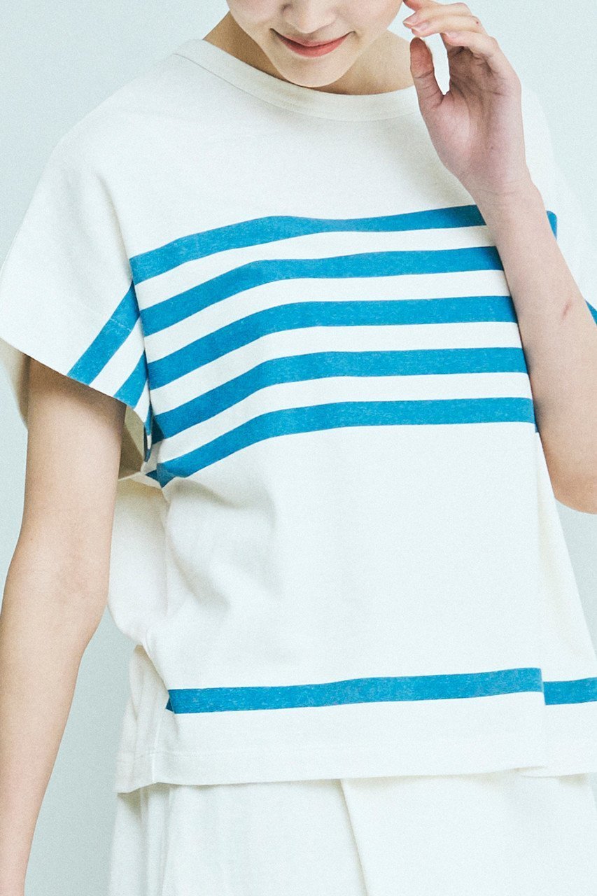 【プリスティン/PRISTINE】のLCインサイドコットン天竺ボーダープリントPO 人気、トレンドファッション・服の通販 founy(ファニー) ファッション Fashion レディースファッション Fashion for Women トップス・カットソー Cut & Sew Tops ニット Knit Tops & Sweaters カジュアルプルオーバー・ニットトップス Pullovers & Knit Tops / Casual Pullovers プリント Print, Printed Pattern ボーダー Border, Stripe リネン Linen, Linen Fabric other-6|ID: prp329100002481673 ipo3291000000032964143