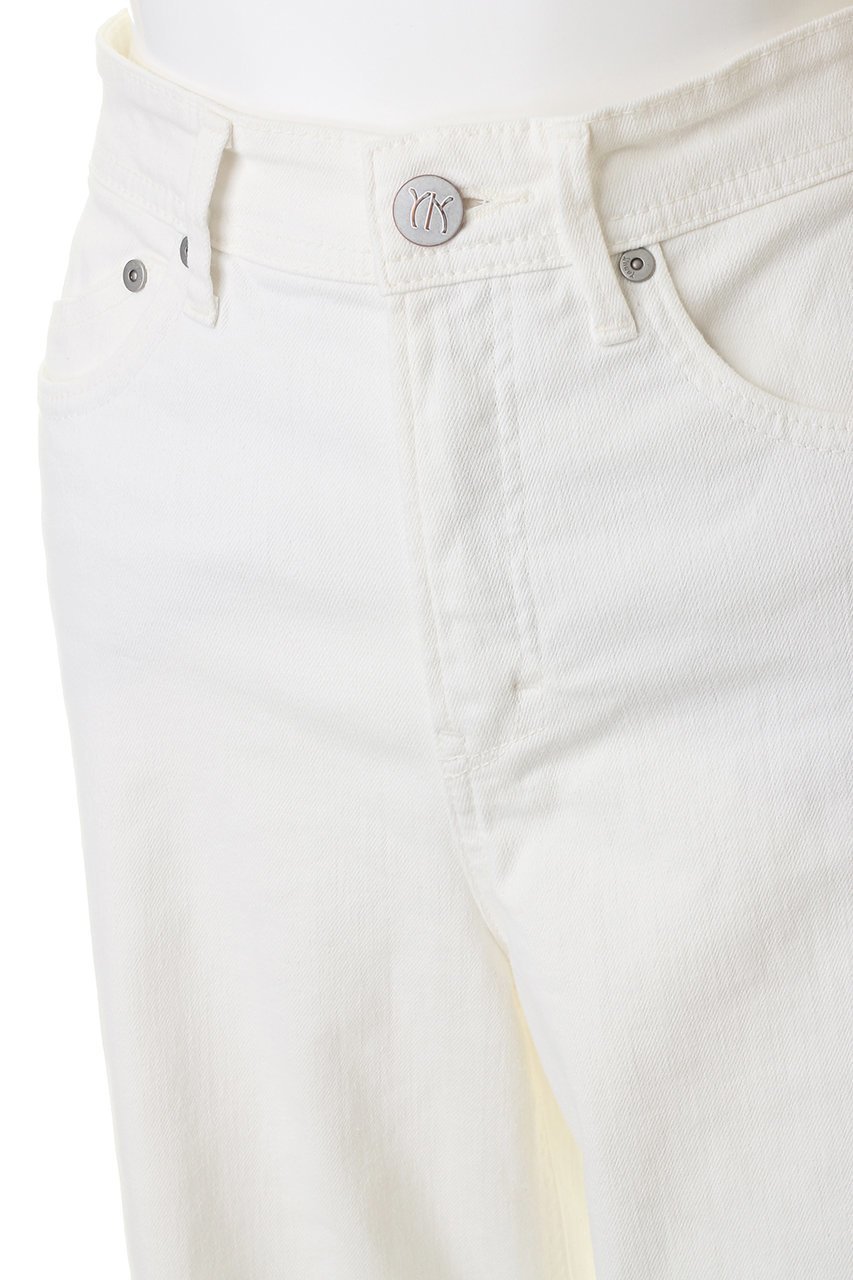 【ヤヌーク/YANUK】のReally Light/Spill Proof ワイドフレア カットオフデニム 人気、トレンドファッション・服の通販 founy(ファニー) 　ファッション　Fashion　レディースファッション　Fashion for Women　パンツ　Pants & Trousers　デニムパンツ・ジーンズ・美脚デニム　Denim Jeans & Pants　カットオフ　Cut-Off Design　デニム　Denim, Jeans Material　フィット　Fit, Slim Fit　フレア　Flare, Flared　ワイド　Wide, Wide Fit　エレガント 上品　Elegant　other-5|ID: prp329100002484733 ipo3291000000035811825