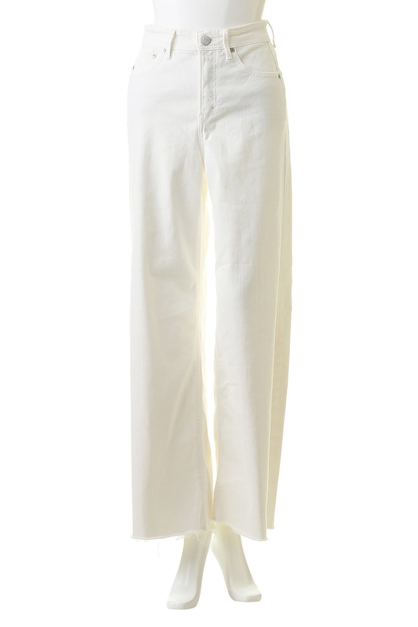 【ヤヌーク/YANUK】のReally Light/Spill Proof ワイドフレア カットオフデニム 人気、トレンドファッション・服の通販 founy(ファニー) 　ファッション　Fashion　レディースファッション　Fashion for Women　パンツ　Pants & Trousers　デニムパンツ・ジーンズ・美脚デニム　Denim Jeans & Pants　カットオフ　Cut-Off Design　デニム　Denim, Jeans Material　フィット　Fit, Slim Fit　フレア　Flare, Flared　ワイド　Wide, Wide Fit　エレガント 上品　Elegant　other-2|ID: prp329100002484733 ipo3291000000036542852
