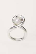 【エネイ/ENEY】のCONTOURS クロスパールリング シルバー|ID: prp329100002489774 ipo3291000000036210341