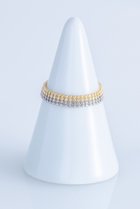 【エネイ/ENEY】のPIXEL 4連チェーンリング ゴールド/シルバー|ID: prp329100002489783 ipo3291000000036210330