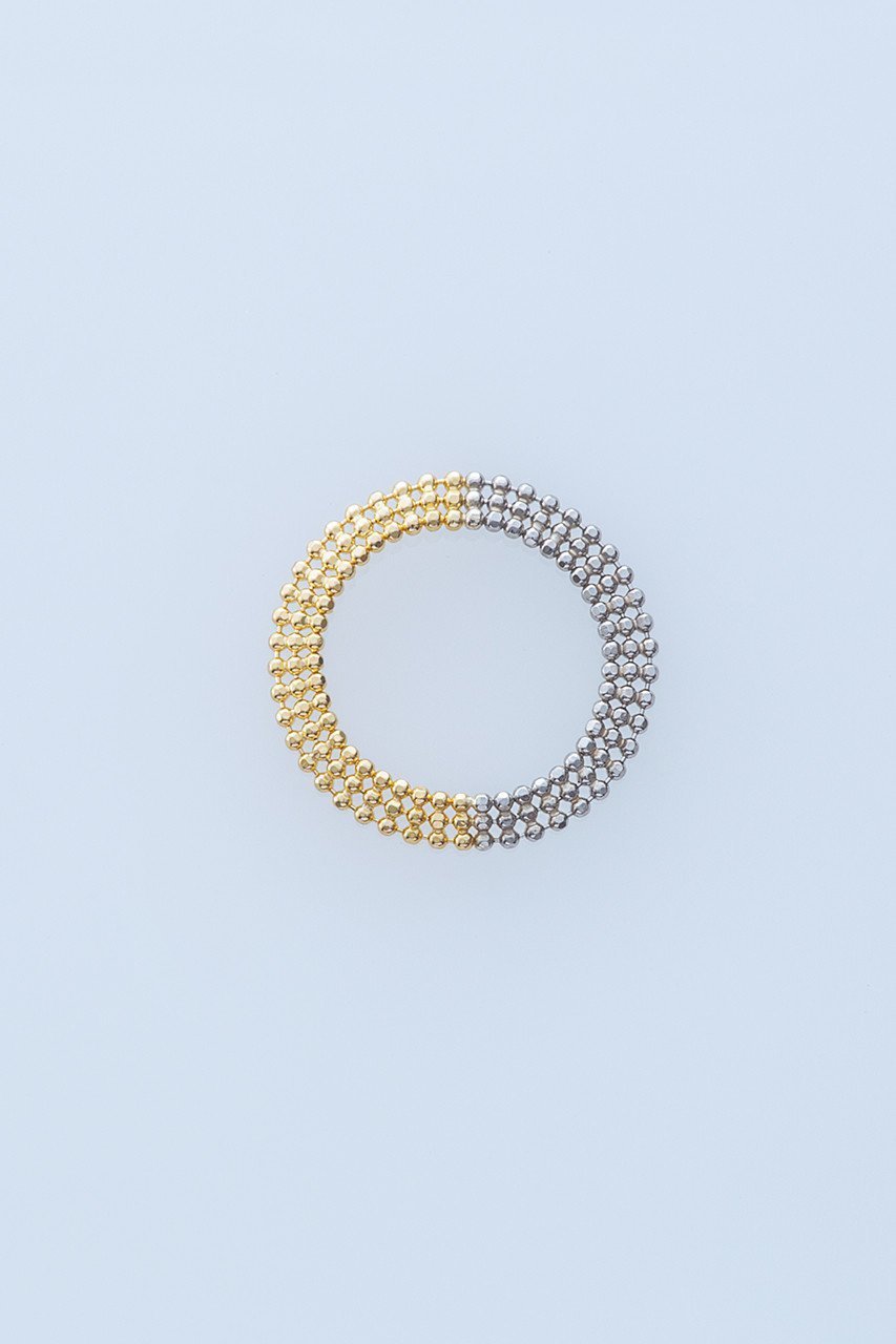 【エネイ/ENEY】のPIXEL 3連チェーンリング 人気、トレンドファッション・服の通販 founy(ファニー) 　ファッション　Fashion　レディースファッション　Fashion for Women　ジュエリー　Jewelry　イエロー　Yellow　カッティング　Cutting Detail　コレクション　Collection, Seasonal Line　チェーン　Chain, Chain Strap　other-3|ID: prp329100002489785 ipo3291000000035902894