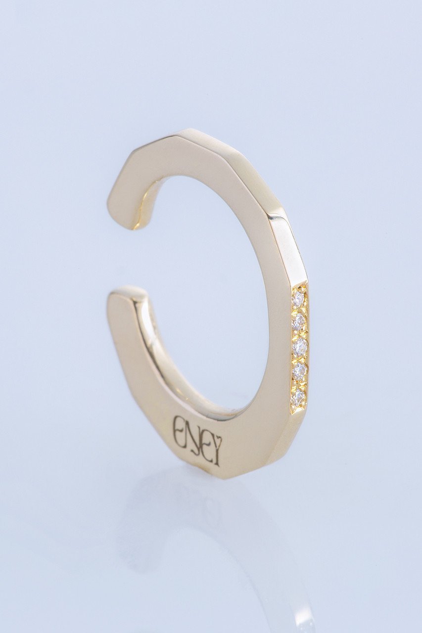 【エネイ/ENEY】のFULL MOON K10YG メレダイヤモンドイヤーカフ(片耳用) 人気、トレンドファッション・服の通販 founy(ファニー) 　ファッション　Fashion　レディースファッション　Fashion for Women　ジュエリー　Jewelry　ファッションリング　Fashion Rings　イヤリング・フープ・ドロップタイプ　Hoop, Drop & Clip Earrings　おすすめ　Recommended / Our Picks　イエロー　Yellow　イヤリング　Earrings　カッティング　Cutting Detail　コレクション　Collection, Seasonal Line　シンプル　Simple, Minimal　ダイヤモンド　Diamond, Brilliant Cut　片耳　One-Ear, Single Earring　 other-1|ID: prp329100002489786 ipo3291000000035902950