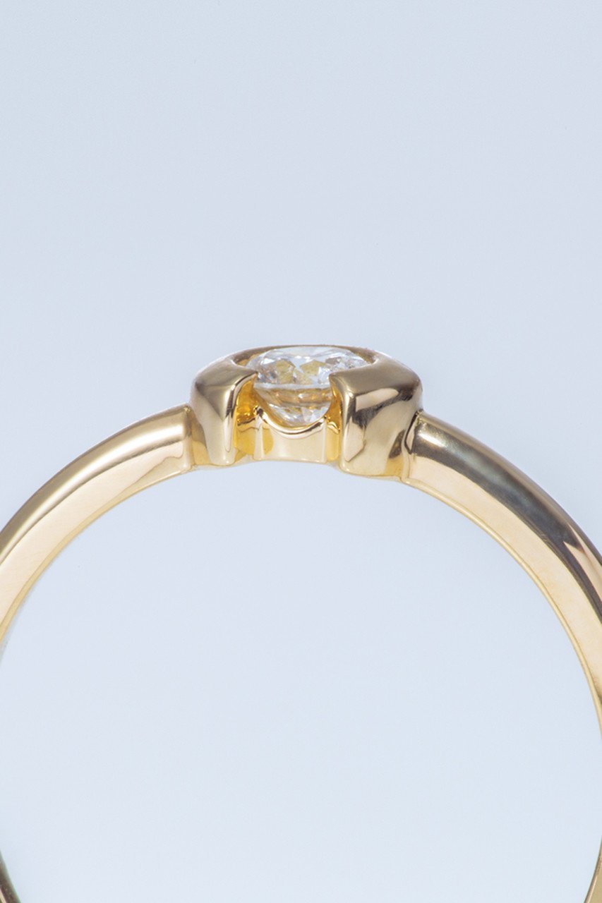 【エネイ/ENEY】の【受注生産】BEZEL K18YG 0.17カラットリング 人気、トレンドファッション・服の通販 founy(ファニー) 　ファッション　Fashion　レディースファッション　WOMEN　おすすめ　Recommend　コレクション　Collection　シンプル　Simple　スリット　Slit　ダイヤモンド　Diamond　other-3|ID: prp329100002489814 ipo3291000000031453084