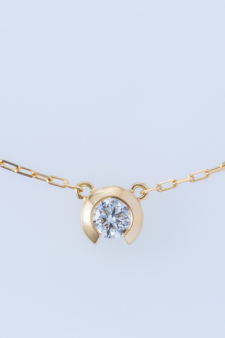 【エネイ/ENEY】の【受注生産】BEZEL K18YG 0.17カラットネックレス 人気、トレンドファッション・服の通販 founy(ファニー) 　ファッション　Fashion　レディースファッション　WOMEN　ジュエリー　Jewelry　ネックレス　Necklaces　コレクション　Collection　シンプル　Simple　スリット　Slit　ダイヤモンド　Diamond　ネックレス　Necklace　other-2|ID: prp329100002489816 ipo3291000000031453086
