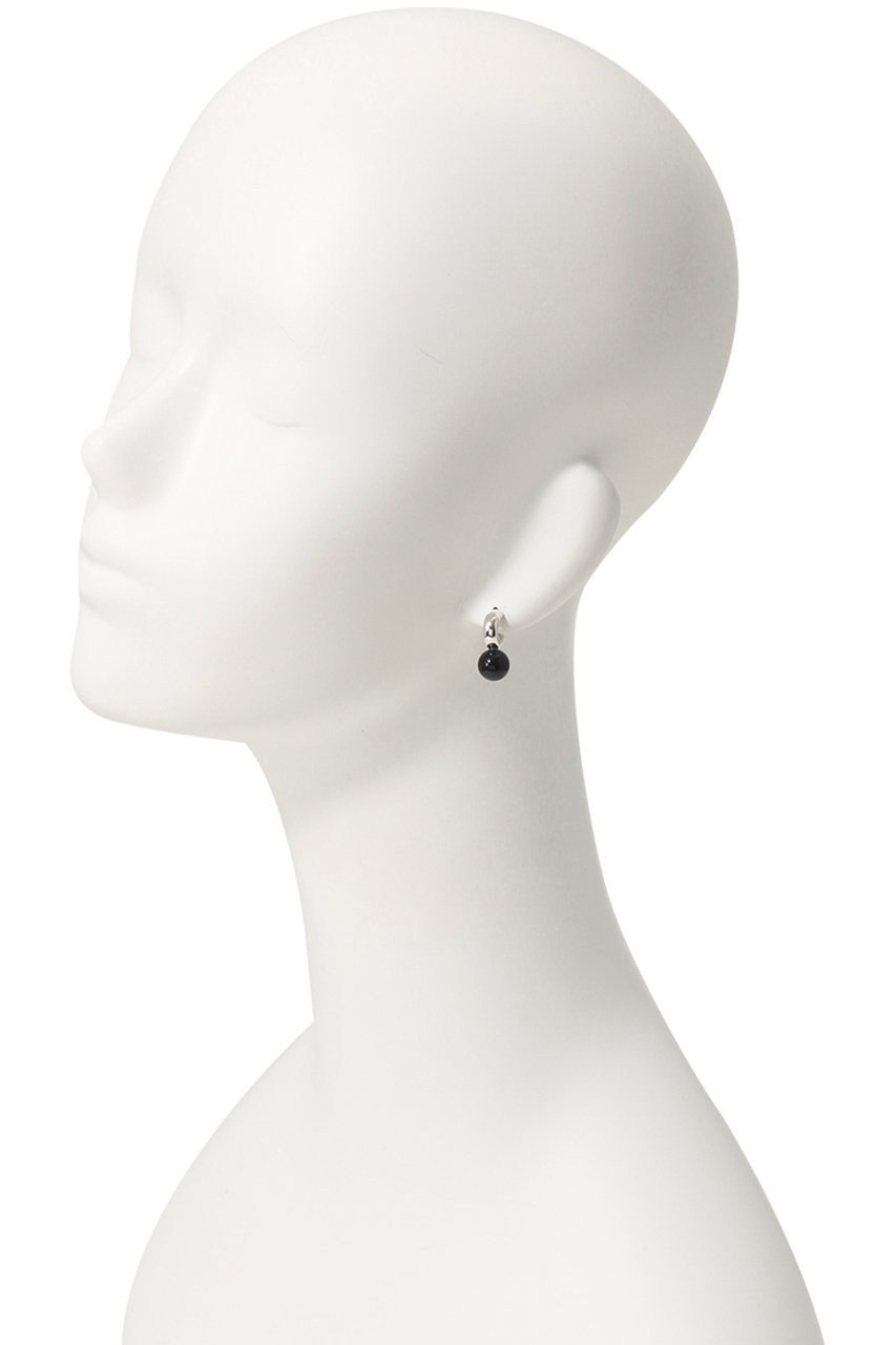 【プラウ/PLOW】のSUNNY C ONYX ピアス 人気、トレンドファッション・服の通販 founy(ファニー) 　ファッション　Fashion　レディースファッション　Fashion for Women　ジュエリー　Jewelry　ファッションリング　Fashion Rings　イヤリング・フープ・ドロップタイプ　Hoop, Drop & Clip Earrings　イヤリング　Earrings　シルバー　Silver, Metallic Silver　シンプル　Simple, Minimal　パーティ　Party, Party Style　フープ　Hoop, Hoop Earrings　エレガント 上品　Elegant　other-3|ID: prp329100002496193 ipo3291000000035908623