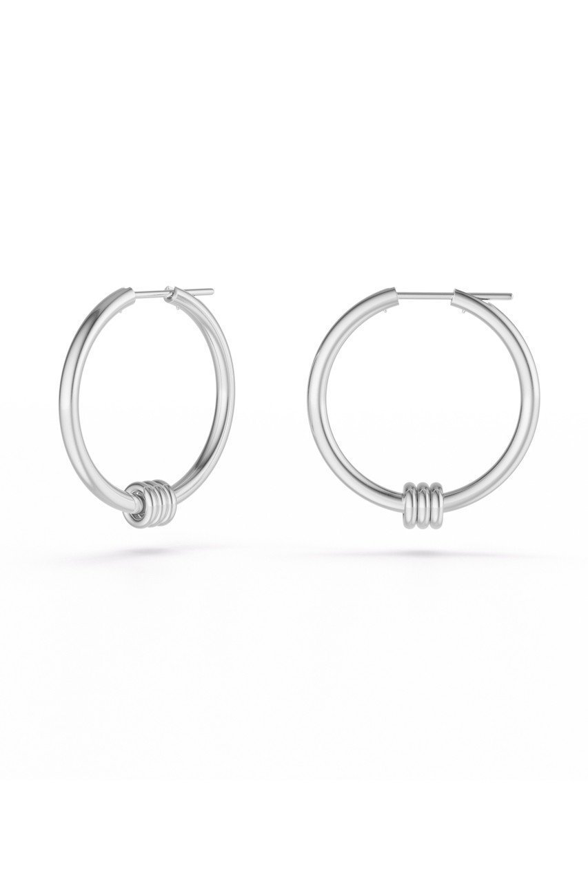 【スピネッリ キルコリーン/Spinelli Kilcollin】の【UNISEX】ARGO SILVER ピアス 人気、トレンドファッション・服の通販 founy(ファニー) 　ファッション　Fashion　レディースファッション　Fashion for Women　ジュエリー　Jewelry　ファッションリング　Fashion Rings　イヤリング・フープ・ドロップタイプ　Hoop, Drop & Clip Earrings　ユニセックス　Unisex, Genderless　おすすめ　Recommended / Our Picks　イヤリング　Earrings　シルバー　Silver, Metallic Silver　シンプル　Simple, Minimal　セットアップ　Set-Up, Coordinated Outfit　フープ　Hoop, Hoop Earrings　 other-1|ID: prp329100002515635 ipo3291000000035445482