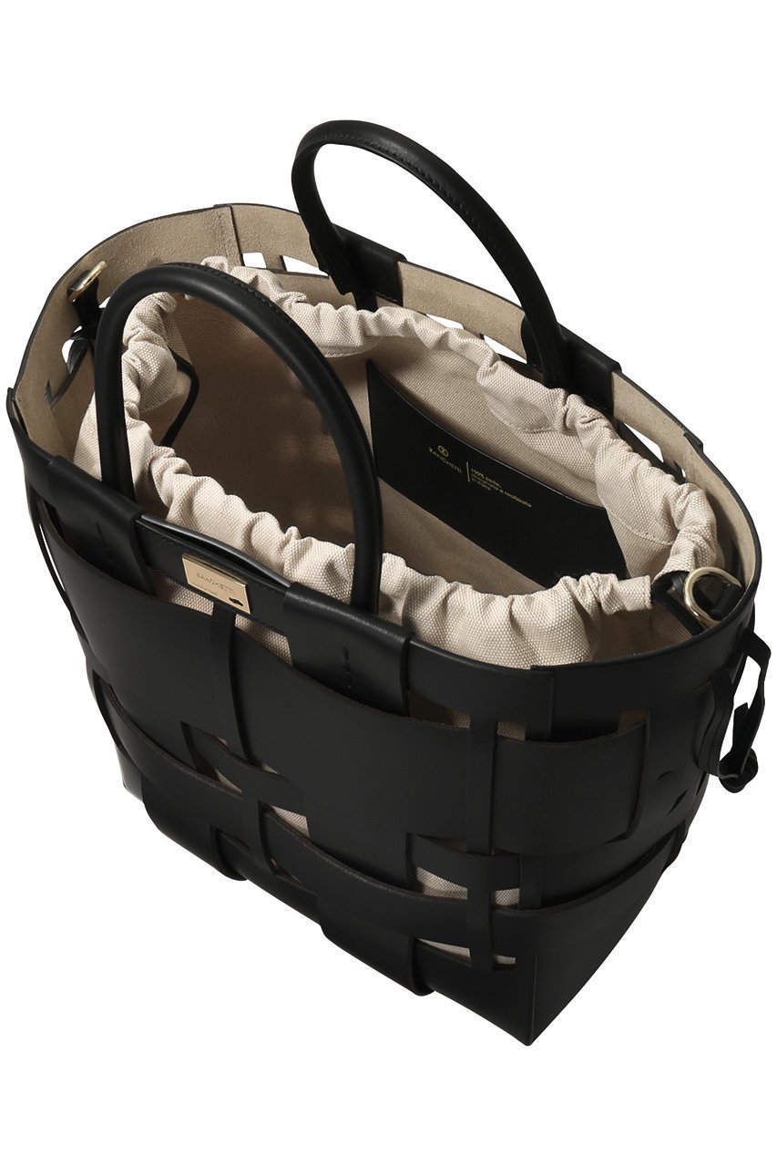 【ザンチェッティ/ZANCHETTI】のWOVEN SHOPPER 2WAYバッグ 人気、トレンドファッション・服の通販 founy(ファニー) 　ファッション　Fashion　レディースファッション　Fashion for Women　バッグ　Bags　ショルダー　Shoulder, Shoulder Strap　メッシュ　Mesh, Net Fabric　ランダム　Random, Irregular　エレガント 上品　Elegant　巾着　Drawstring Bag, Kinchaku　other-5|ID: prp329100002535188 ipo3291000000032793286