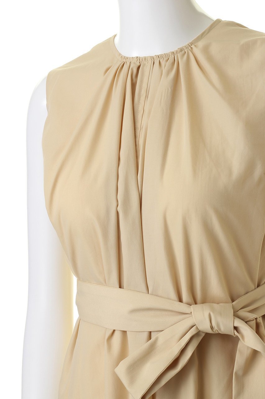 【クラネ/CLANE】のWIDE BOTTOM ALL IN ONE オールインワン 人気、トレンドファッション・服の通販 founy(ファニー) 　ファッション　Fashion　レディースファッション　Fashion for Women　パンツ　Pants & Trousers　ギャザー　Gathered, Ruffled　スリット　Slit, Slit Detail　ノースリーブ　Sleeveless, No-Sleeve　リボン　Ribbon, Bow　other-5|ID: prp329100002540628 ipo3291000000035422914