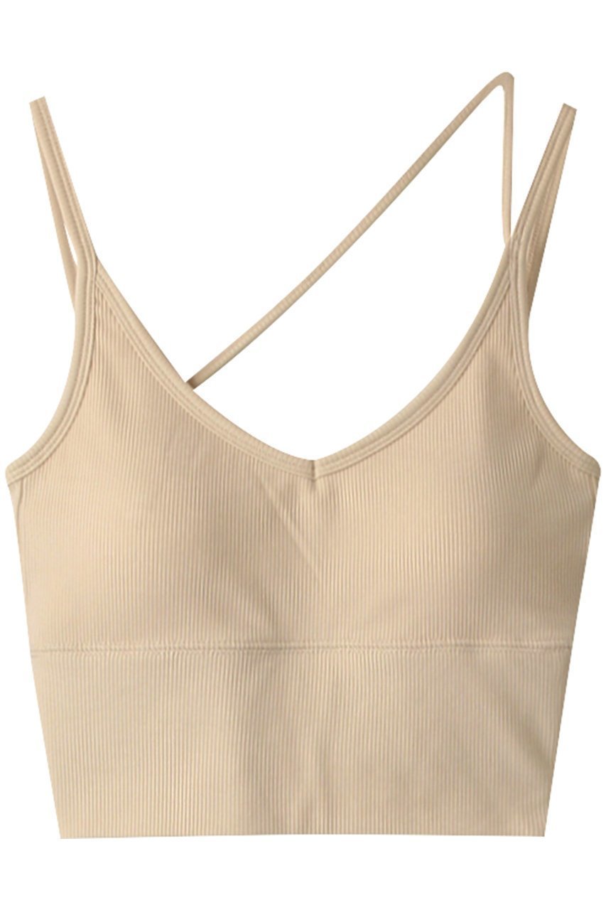 【クラネ/CLANE】のBACK SLANT BRA TOPS ブラトップ 人気、トレンドファッション・服の通販 founy(ファニー) 　ファッション　Fashion　レディースファッション　Fashion for Women　トップス・カットソー　Cut & Sew Tops　キャミソール&ノースリーブ　Camisoles & Sleeveless Tops　シャツ・ブラウス・オフィスカジュアル　Elegant Blouses & Button-Ups　ロングTシャツ・Tシャツ　Longline T-Shirts & Tees　カットソー・ベーシックTシャツ　Cut-and-Sewn Tops / Stretch Tees & Basics　アシンメトリー　Asymmetrical Style　キャミソール　Camisole, Spaghetti Strap Top　ショルダー　Shoulder, Shoulder Strap　タンク　Tank Top, Sleeveless Top　トレンド　Trend, Trending Now　 other-1|ID: prp329100002540630 ipo3291000000035809449