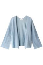 【プリスティン/PRISTINE】のペーパーコットン7分袖ボレロ染 人気、トレンドファッション・服の通販 founy(ファニー) ファッション Fashion レディースファッション Fashion for Women トップス・カットソー Cut & Sew Tops ニット Knit Tops & Sweaters カーディガン・羽織り Layered Style Cardigans カーディガン Cardigan, Knitwear ペーパー Paper, Kraft Paper ボレロ Bolero, Short Cardigan 夏 Summer thumbnail ブルー|ID: prp329100002545036 ipo3291000000032964149