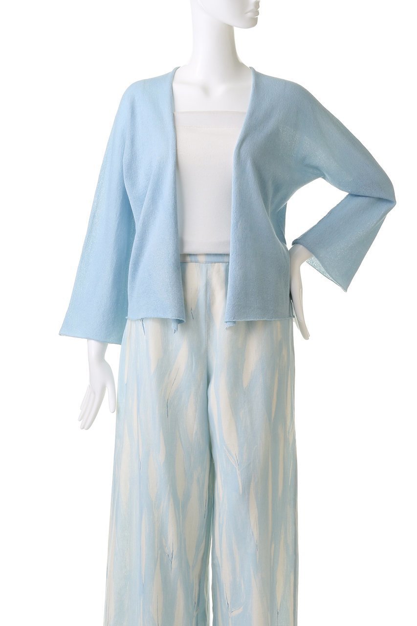 【プリスティン/PRISTINE】のペーパーコットン7分袖ボレロ染 人気、トレンドファッション・服の通販 founy(ファニー) 　ファッション　Fashion　レディースファッション　Fashion for Women　トップス・カットソー　Cut & Sew Tops　ニット　Knit Tops & Sweaters　カーディガン・羽織り　Layered Style Cardigans　カーディガン　Cardigan, Knitwear　ペーパー　Paper, Kraft Paper　ボレロ　Bolero, Short Cardigan　夏　Summer　other-2|ID: prp329100002545036 ipo3291000000032964151