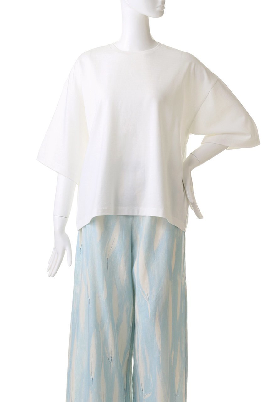 【プリスティン/PRISTINE】のSZ天竺プルオーバー 人気、トレンドファッション・服の通販 founy(ファニー) 　ファッション　Fashion　レディースファッション　Fashion for Women　トップス・カットソー　Cut & Sew Tops　ニット　Knit Tops & Sweaters　カジュアルプルオーバー・ニットトップス　Pullovers & Knit Tops / Casual Pullovers　シンプル　Simple, Minimal　夏　Summer　定番　Standard, Basic Item　other-2|ID: prp329100002545039 ipo3291000000035963169