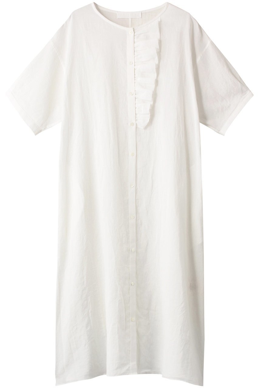 【プリスティン/PRISTINE】のCL平織フリルワンピース 人気、トレンドファッション・服の通販 founy(ファニー) 　ファッション　Fashion　レディースファッション　Fashion for Women　ワンピース　Dresses　チュニック　Tunic Tops & Dresses　チュニック　Tunic, Long Top　フリル　Frill, Ruffle　リネン　Linen, Linen Fabric　夏　Summer　 other-1|ID: prp329100002545043 ipo3291000000032903868