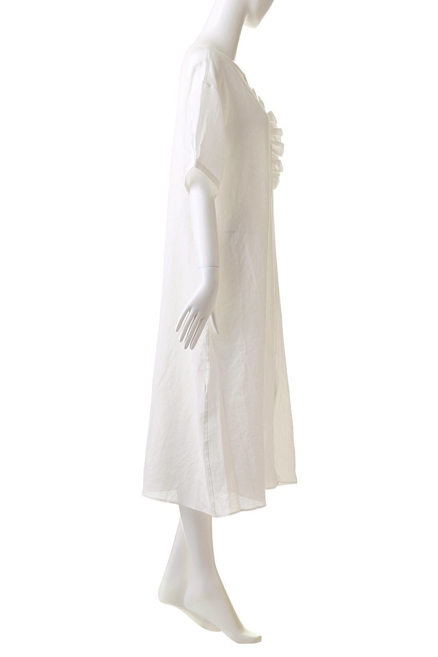 【プリスティン/PRISTINE】のCL平織フリルワンピース 人気、トレンドファッション・服の通販 founy(ファニー) 　ファッション　Fashion　レディースファッション　Fashion for Women　ワンピース　Dresses　チュニック　Tunic Tops & Dresses　チュニック　Tunic, Long Top　フリル　Frill, Ruffle　リネン　Linen, Linen Fabric　夏　Summer　other-3|ID: prp329100002545043 ipo3291000000032903876