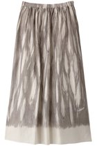 【プリスティン/PRISTINE】の笹の葉プリントスカート グレー|ID: prp329100002545045 ipo3291000000035345329