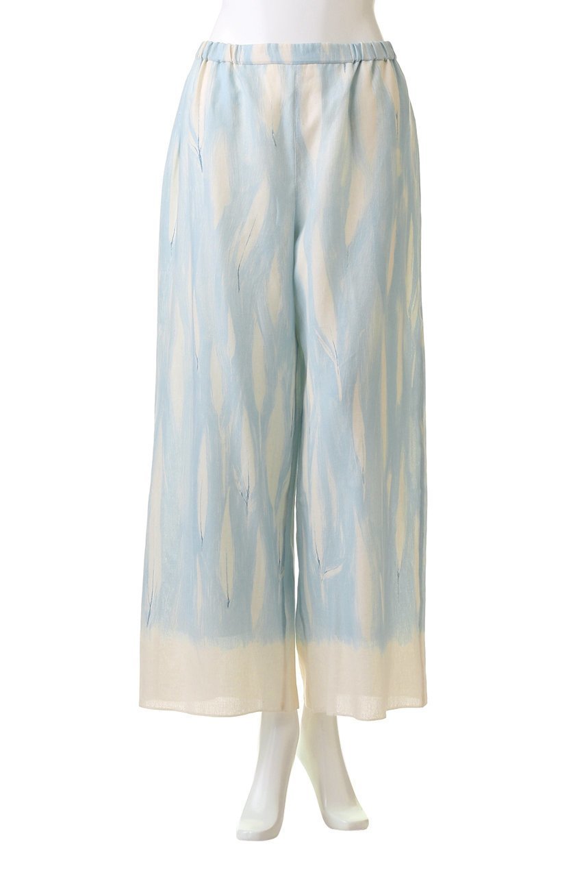 【プリスティン/PRISTINE】の笹の葉プリントパンツ 人気、トレンドファッション・服の通販 founy(ファニー) 　ファッション　Fashion　レディースファッション　Fashion for Women　パンツ　Pants & Trousers　ギャザー　Gathered, Ruffled　サマー　Summer, Summer Style　プリント　Print, Printed Pattern　リラックス　Relax, Relaxed Fit　夏　Summer　other-2|ID: prp329100002545046 ipo3291000000035422952