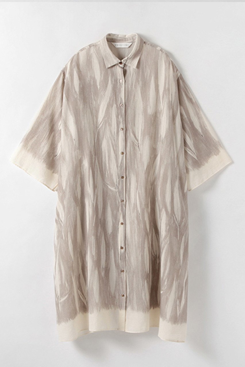 【プリスティン/PRISTINE】の笹の葉プリントシャツOP 人気、トレンドファッション・服の通販 founy(ファニー) 　ファッション　Fashion　レディースファッション　Fashion for Women　ワンピース　Dresses　チュニック　Tunic Tops & Dresses　シンプル　Simple, Minimal　タンク　Tank Top, Sleeveless Top　チュニック　Tunic, Long Top　プリント　Print, Printed Pattern　夏　Summer　other-6|ID: prp329100002545047 ipo3291000000032903907
