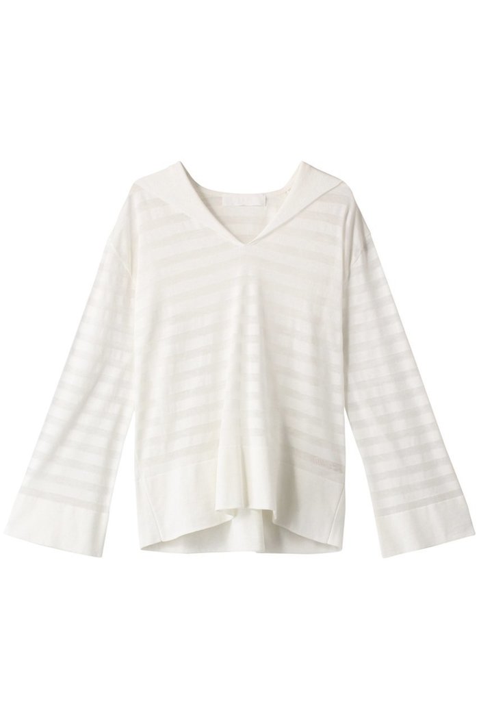 【プリスティン/PRISTINE】のフロストボーダーセーラーPO インテリア・キッズ・メンズ・レディースファッション・服の通販 founy(ファウニー) https://founy.com/ ファッション Fashion レディースファッション Fashion for Women トップス・カットソー Cut & Sew Tops ニット Knit Tops & Sweaters カジュアルプルオーバー・ニットトップス Pullovers & Knit Tops / Casual Pullovers なめらか Smooth, Silky Texture スリーブ Sleeve, Long Sleeve / Short Sleeve デコルテ Décolleté, Neckline |ID: prp329100002545050 ipo3291000000035766748
