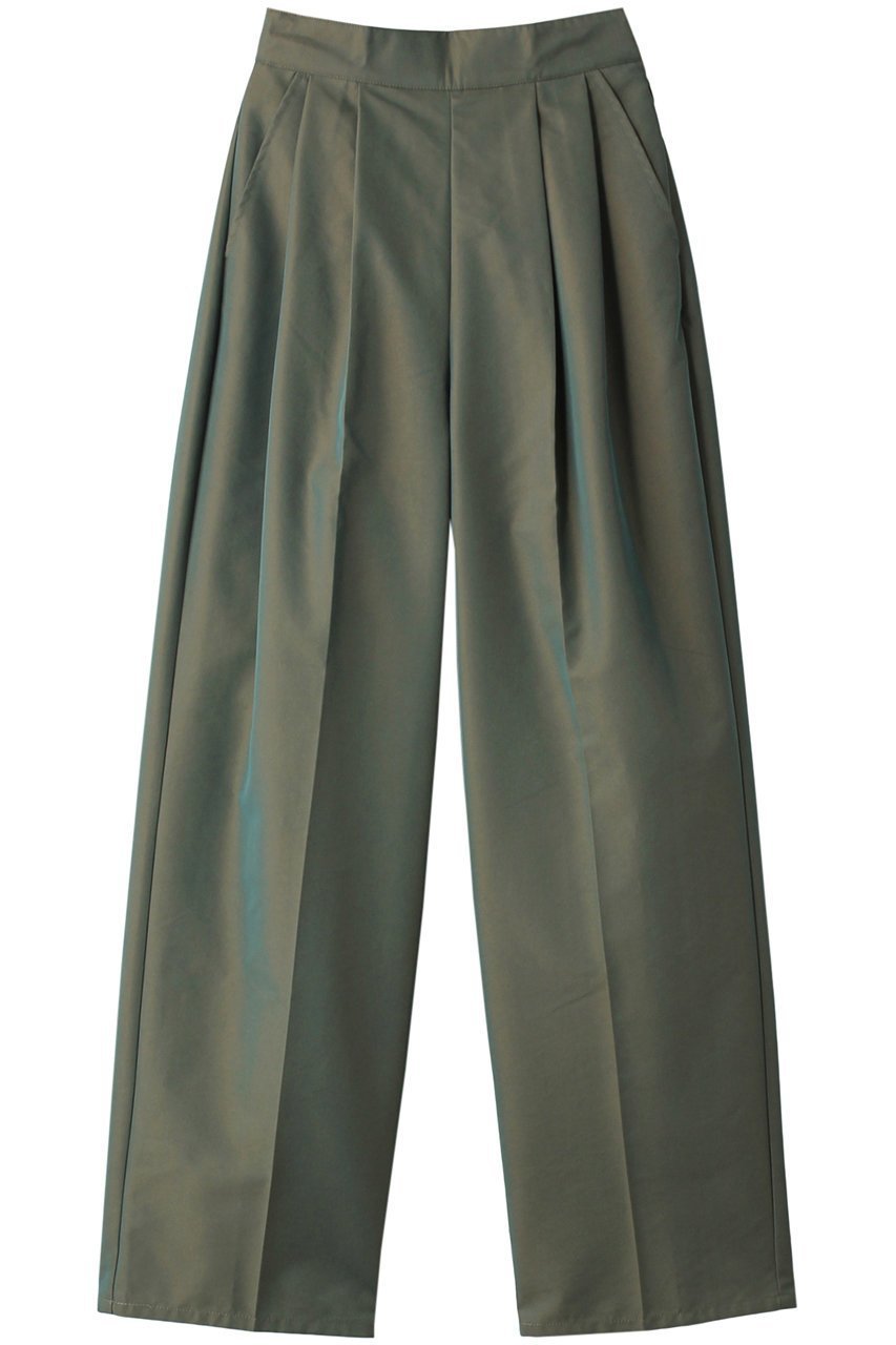 【クラネ/CLANE】のBACK RIBBON PANTS パンツ インテリア・キッズ・メンズ・レディースファッション・服の通販 founy(ファニー) 　ファッション　Fashion　レディースファッション　Fashion for Women　パンツ　Pants & Trousers　センター　Center, Center Line　リボン　Ribbon, Bow　カーキ|ID: prp329100002547292 ipo3291000000032831156