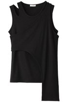 【クラネ/CLANE】の2WAY NUANCE CUT TOPS タンクトップ 人気、トレンドファッション・服の通販 founy(ファニー) ファッション Fashion レディースファッション Fashion for Women トップス・カットソー Cut & Sew Tops キャミソール&ノースリーブ Camisoles & Sleeveless Tops シャツ・ブラウス・オフィスカジュアル Elegant Blouses & Button-Ups ロングTシャツ・Tシャツ Longline T-Shirts & Tees カットソー・ベーシックTシャツ Cut-and-Sewn Tops / Stretch Tees & Basics キャミソール Camisole, Spaghetti Strap Top タンク Tank Top, Sleeveless Top トレンド Trend, Trending Now ボトム Bottoms, Lower Wear ルーズ Loose, Oversized ワイド Wide, Wide Fit 夏 Summer thumbnail ブラック|ID: prp329100002547293 ipo3291000000032837060