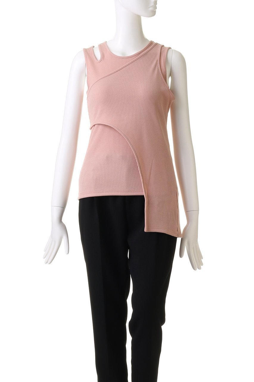 【クラネ/CLANE】の2WAY NUANCE CUT TOPS タンクトップ 大人の最旬トレンドファッション＆コーディネート founy(ファウニー) 　ファッション　Fashion　レディースファッション　Fashion for Women　トップス・カットソー　Cut & Sew Tops　キャミソール&ノースリーブ　Camisoles & Sleeveless Tops　シャツ・ブラウス・オフィスカジュアル　Elegant Blouses & Button-Ups　ロングTシャツ・Tシャツ　Longline T-Shirts & Tees　カットソー・ベーシックTシャツ　Cut-and-Sewn Tops / Stretch Tees & Basics　キャミソール　Camisole, Spaghetti Strap Top　タンク　Tank Top, Sleeveless Top　トレンド　Trend, Trending Now　ボトム　Bottoms, Lower Wear　ルーズ　Loose, Oversized　ワイド　Wide, Wide Fit　夏　Summer　other-2|ID: prp329100002547293 ipo3291000000036974233