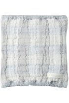 【キッドブルー/KID BLUE】の22ふわふわガーゼギンガムハンカチ サックス|ID: prp329100002549435 ipo3291000000035349919