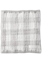 【キッドブルー/KID BLUE】の22ふわふわガーゼギンガムハンカチ ライトグレー|ID: prp329100002549435 ipo3291000000035941790