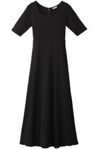 【クラネ/CLANE】のRIB CIRCULAR ONE PIECE シャツワンピース ブラック|ID: prp329100002556408 ipo3291000000036672812