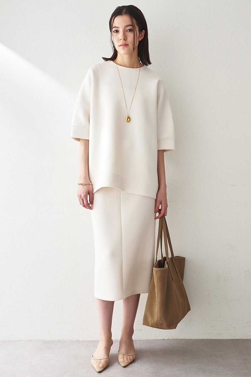 【ウィムガゼット/Whim Gazette】のダンボールスカート 人気、トレンドファッション・服の通販 founy(ファニー) 　ファッション　Fashion　レディースファッション　Fashion for Women　スカート　Skirts　おすすめ　Recommended / Our Picks　シンプル　Simple, Minimal　セットアップ　Set-Up, Coordinated Outfit　タイトスカート　Pencil Skirt, Tight Skirt　ミドル　Middle Length, Mid Height　エレガント 上品　Elegant　半袖　Short Sleeve, Half Sleeve　 other-1|ID: prp329100002583674 ipo3291000000032910542