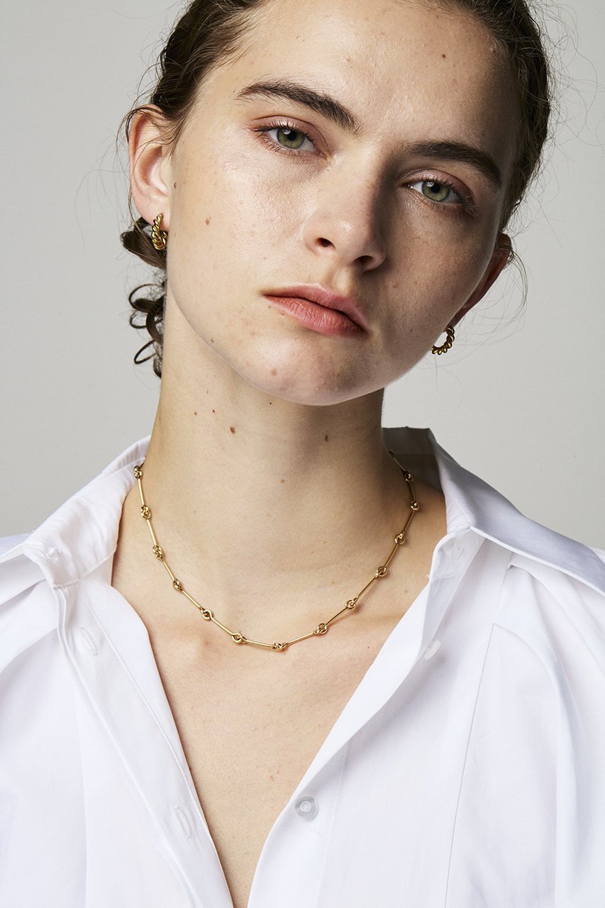 【ローラロンバルディ/LAURA LOMBARDI】のTRECCIA NECKLACE ネックレス 人気、トレンドファッション・服の通販 founy(ファニー) 　ファッション　Fashion　レディースファッション　Fashion for Women　ジュエリー　Jewelry　ネックレス　Necklaces & Pendants　シンプル　Simple, Minimal　ネックレス　Necklace, Pendant Necklace　フープ　Hoop, Hoop Earrings　other-6|ID: prp329100002593186 ipo3291000000036197396