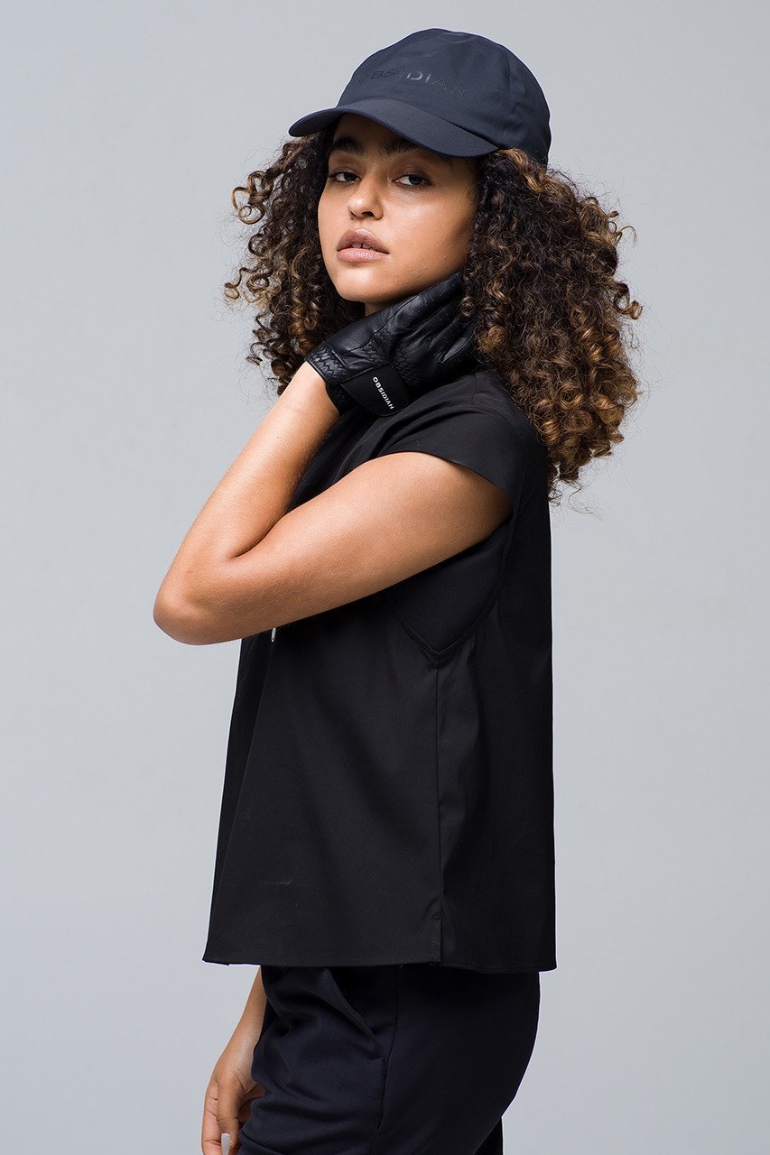 【オブシディアン/OBSIDIAN】のFRENCH SLEEVE BLOUSE 人気、トレンドファッション・服の通販 founy(ファニー) 　ファッション　Fashion　レディースファッション　Fashion for Women　トップス・カットソー　Cut & Sew Tops　スポーツウェア　Functional & Stylish Sportswear　スポーツ トップス　Athletic Tops / Workout Tops / Training Shirts　スタイリッシュ　Stylish, Fashionable　スポーツ　Sports, Activewear　スポーティ　Sporty, Casual Athletic　ハイネック　High Neck, Mock Neck　バランス　Balance, Style Balance　other-7|ID: prp329100002598071 ipo3291000000035785094