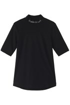 【オブシディアン/OBSIDIAN】のHALF SLEEVE TURTLE NECK PRINT ブラック|ID: prp329100002598077 ipo3291000000036111867