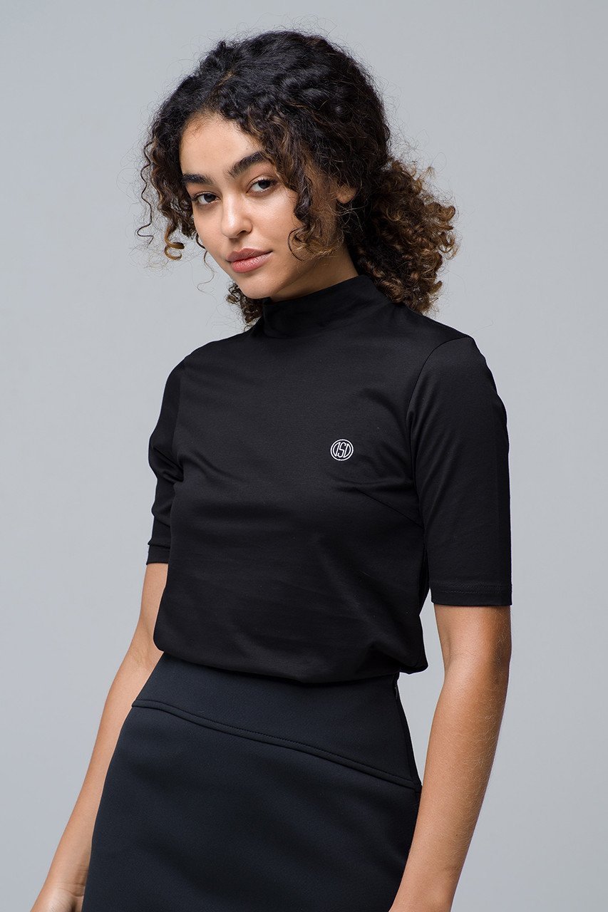 【オブシディアン/OBSIDIAN】のHALF SLEEVE TURTLE 人気、トレンドファッション・服の通販 founy(ファニー) 　ファッション　Fashion　レディースファッション　WOMEN　トップス・カットソー　Tops/Tshirt　スポーツウェア　Sportswear　スポーツ トップス　Sports Tops　ゴルフ　Golf　スタイリッシュ　Stylish　スポーツ　Sports　タートルネック　Turtleneck　フィット　Fit　半袖　Short Sleeve　other-7|ID: prp329100002598078 ipo3291000000031422002