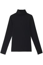 【スリー ドッツ/three dots】のオーガニックコットンタートルネック ブラック|ID: prp329100002600698 ipo3291000000032837147