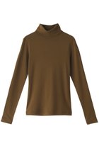 【スリー ドッツ/three dots】のオーガニックコットンタートルネック オリーブ|ID: prp329100002600698 ipo3291000000032837164