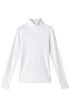 【スリー ドッツ/three dots】のオーガニックコットンタートルネック ホワイト|ID: prp329100002600698 ipo3291000000036653946
