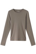 【スリー ドッツ/three dots】のオーガニックコットンロングスリーブ/アレックス ブラウン|ID: prp329100002600699 ipo3291000000032891693