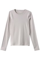 【スリー ドッツ/three dots】のオーガニックコットンロングスリーブ/アレックス オイスター|ID: prp329100002600699 ipo3291000000032891715