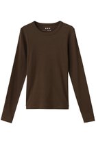 【スリー ドッツ/three dots】のオーガニックコットンロングスリーブ/アレックス コーヒー|ID: prp329100002600699 ipo3291000000033964264