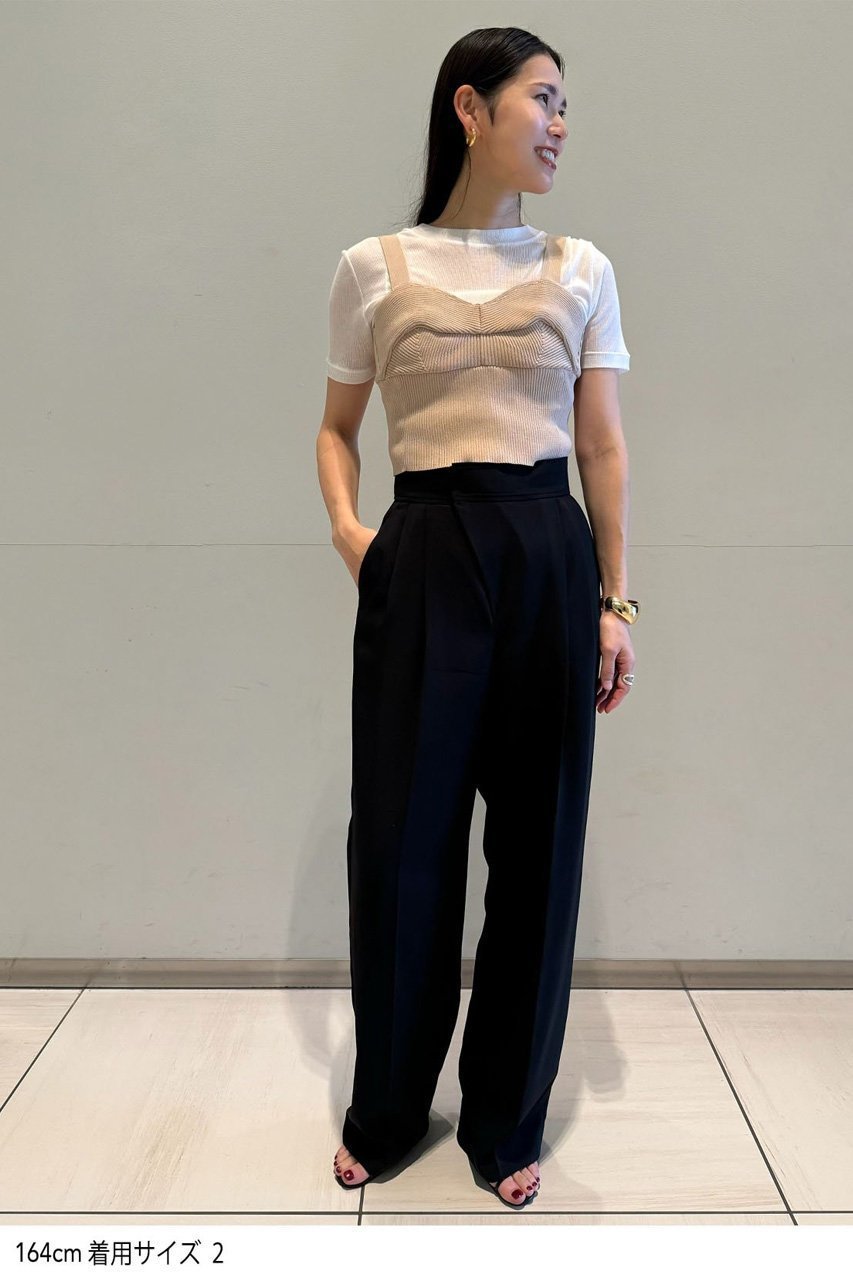 【スタニングルアー/STUNNING LURE】のリライム2WAYパンツ 人気、トレンドファッション・服の通販 founy(ファニー) 　ファッション　Fashion　レディースファッション　Fashion for Women　パンツ　Pants & Trousers　サロペット　Overalls, Salopette　ストレート　Straight, Straight Cut　人気　Popular, Best Seller　other-8|ID: prp329100002608488 ipo3291000000032818220