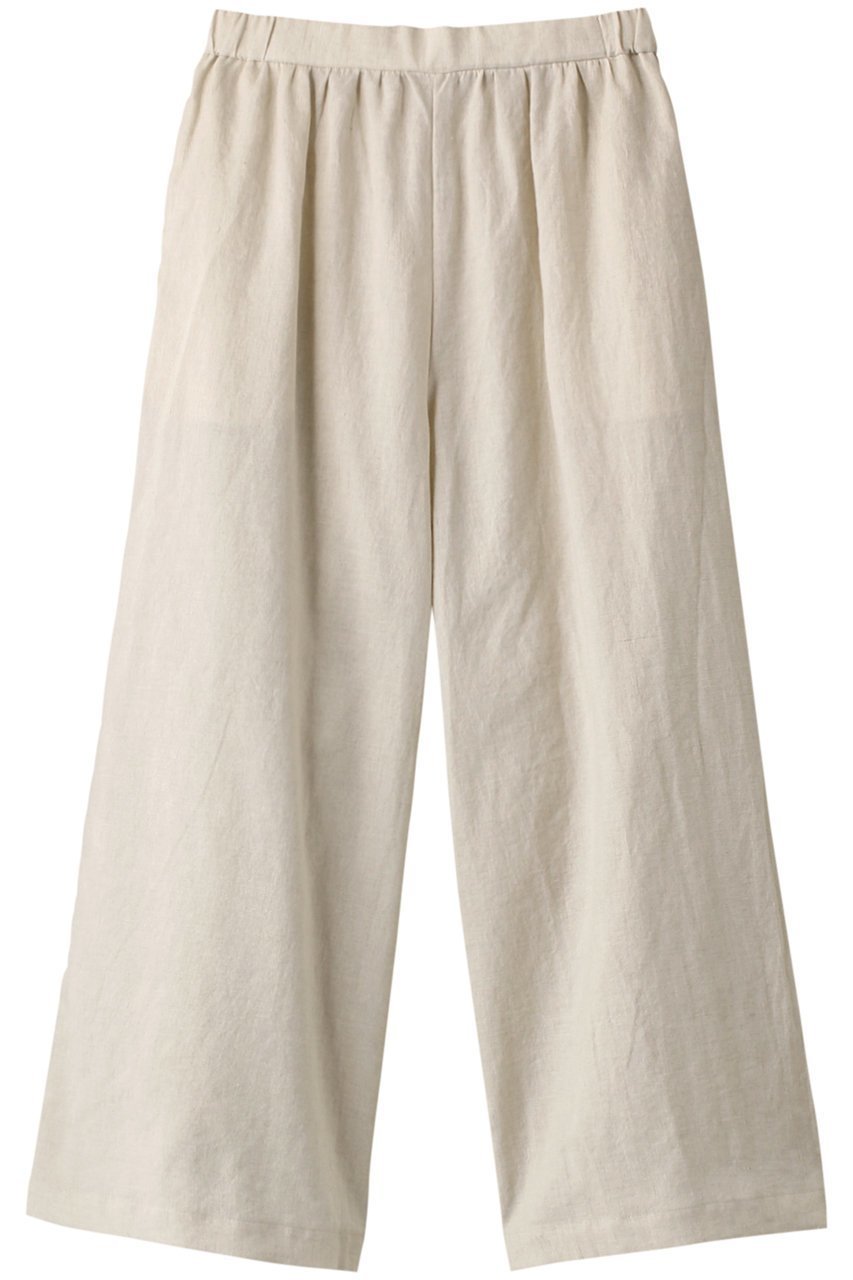 【プリスティン/PRISTINE】のCL平織ビッグパンツ 人気、トレンドファッション・服の通販 founy(ファニー) 　ファッション　Fashion　レディースファッション　Fashion for Women　パンツ　Pants & Trousers　ギャザー　Gathered, Ruffled　シンプル　Simple, Minimal　ビッグ　Big, Oversized　リネン　Linen, Linen Fabric　リラックス　Relax, Relaxed Fit　エレガント 上品　Elegant　 other-1|ID: prp329100002608520 ipo3291000000032831204