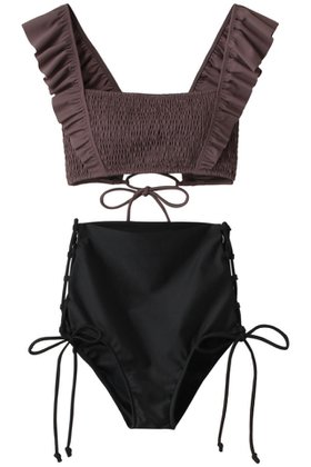 【レイール/Reir】 無地シャーリングフリルビキニ人気、トレンドファッション・服の通販 founy(ファニー) ファッション Fashion レディースファッション Fashion for Women 水着 Swimwear レディース水着・ビーチウェア Swimwear & Beachwear アンダー Underwear Essentials ガーリー Girly, Feminine Style シャーリング Shirring, Ruched ショーツ Shorts, Short Pants スポーツ Sports, Activewear トレンド Trend, Trending Now バランス Balance, Style Balance ビキニ Bikini, Two-Piece Swimsuit フリル Frill, Ruffle レース Lace, Lace Fabric 水着 Swimsuit, Swimwear 無地 Plain, Solid Color |ID:prp329100002611754