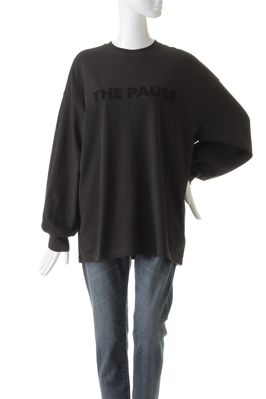 【ウィムガゼット/Whim Gazette】の【THE PAUSE】THE PAUSE ロンT 人気、トレンドファッション・服の通販 founy(ファニー) 　ファッション　Fashion　レディースファッション　Fashion for Women　トップス・カットソー　Cut & Sew Tops　シャツ・ブラウス・オフィスカジュアル　Elegant Blouses & Button-Ups　ロングTシャツ・Tシャツ　Longline T-Shirts & Tees　カットソー・ベーシックTシャツ　Cut-and-Sewn Tops / Stretch Tees & Basics　カットソー　Cut and Sewn Top　シンプル　Simple, Minimal　スタイリッシュ　Stylish, Fashionable　スリーブ　Sleeve, Long Sleeve / Short Sleeve　バランス　Balance, Style Balance　ベーシック　Basic, Essential　モノトーン　Monotone, Black and White　ルーズ　Loose, Oversized　ロング　Long, Long-Length　other-2|ID: prp329100002611761 ipo3291000000032813525