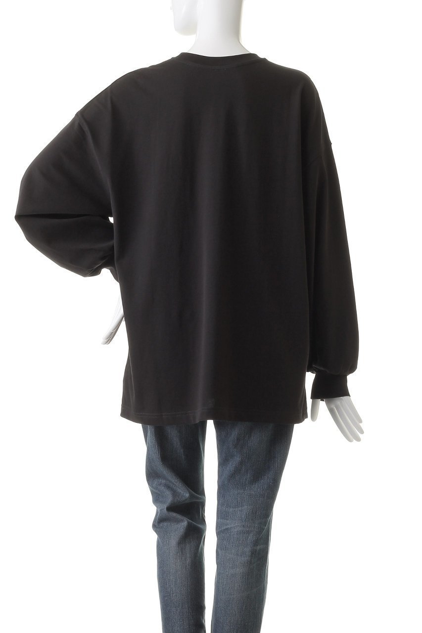 【ウィムガゼット/Whim Gazette】の【THE PAUSE】THE PAUSE ロンT 人気、トレンドファッション・服の通販 founy(ファニー) 　ファッション　Fashion　レディースファッション　Fashion for Women　トップス・カットソー　Cut & Sew Tops　シャツ・ブラウス・オフィスカジュアル　Elegant Blouses & Button-Ups　ロングTシャツ・Tシャツ　Longline T-Shirts & Tees　カットソー・ベーシックTシャツ　Cut-and-Sewn Tops / Stretch Tees & Basics　カットソー　Cut and Sewn Top　シンプル　Simple, Minimal　スタイリッシュ　Stylish, Fashionable　スリーブ　Sleeve, Long Sleeve / Short Sleeve　バランス　Balance, Style Balance　ベーシック　Basic, Essential　モノトーン　Monotone, Black and White　ルーズ　Loose, Oversized　ロング　Long, Long-Length　other-4|ID: prp329100002611761 ipo3291000000032813527