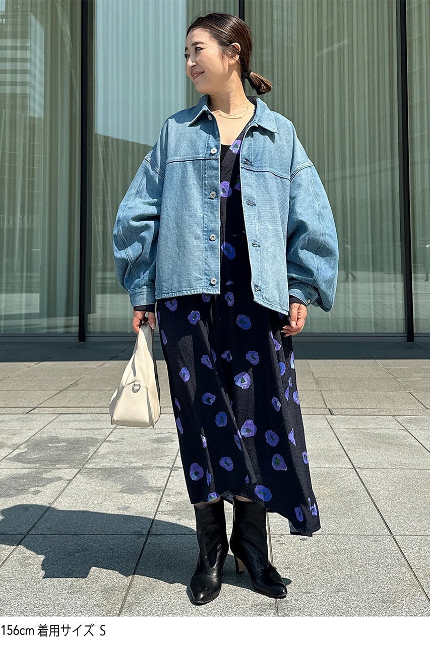 【スタニングルアー/STUNNING LURE】の【KURO iro】オーバースリーブクロスデニムジャケット 人気、トレンドファッション・服の通販 founy(ファニー) 　ファッション　Fashion　レディースファッション　Fashion for Women　アウター　Coat / Outerwear Collection　レディースジャケット・軽アウター　Jackets　ブルゾンジャケット・スポーティアウター　Blouson Jackets　デニムジャケット / カジュアルアウター　Denim Jackets　ジャケット　Jacket, Outerwear　デニム　Denim, Jeans Material　ブルゾン　Blouson, Bomber Jacket　other-4|ID: prp329100002611846 ipo3291000000032943339