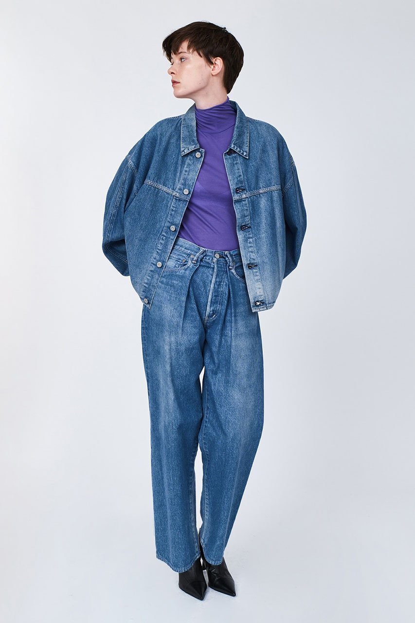 【スタニングルアー/STUNNING LURE】の【KURO iro】オーバースリーブクロスデニムジャケット 人気、トレンドファッション・服の通販 founy(ファニー) 　ファッション　Fashion　レディースファッション　Fashion for Women　アウター　Coat / Outerwear Collection　レディースジャケット・軽アウター　Jackets　ブルゾンジャケット・スポーティアウター　Blouson Jackets　デニムジャケット / カジュアルアウター　Denim Jackets　ジャケット　Jacket, Outerwear　デニム　Denim, Jeans Material　ブルゾン　Blouson, Bomber Jacket　other-5|ID: prp329100002611846 ipo3291000000032943346