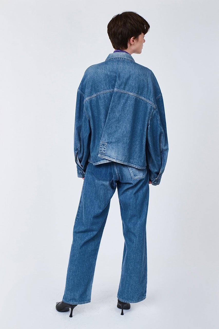 【スタニングルアー/STUNNING LURE】の【KURO iro】オーバースリーブクロスデニムジャケット 人気、トレンドファッション・服の通販 founy(ファニー) 　ファッション　Fashion　レディースファッション　Fashion for Women　アウター　Coat / Outerwear Collection　レディースジャケット・軽アウター　Jackets　ブルゾンジャケット・スポーティアウター　Blouson Jackets　デニムジャケット / カジュアルアウター　Denim Jackets　ジャケット　Jacket, Outerwear　デニム　Denim, Jeans Material　ブルゾン　Blouson, Bomber Jacket　other-7|ID: prp329100002611846 ipo3291000000032943360