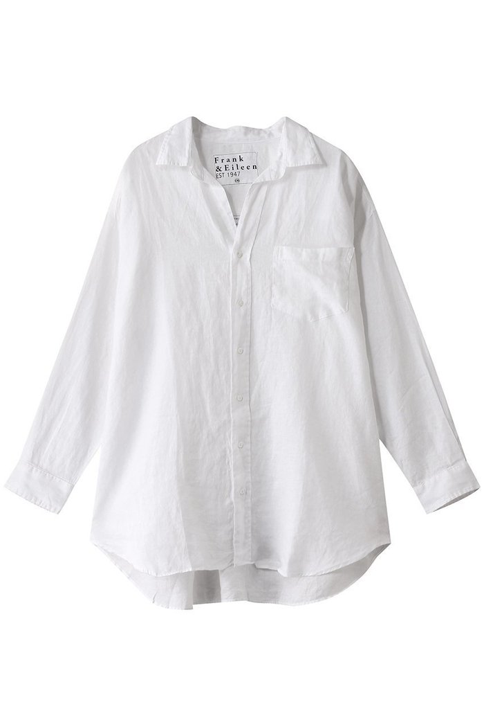 【フランク&アイリーン/Frank&Eileen】のMACKENZIE LIVED IN LINEN ホワイトビッグシャツ インテリア・キッズ・メンズ・レディースファッション・服の通販 founy(ファニー) https://founy.com/ ファッション Fashion レディースファッション WOMEN トップス・カットソー Tops/Tshirt シャツ/ブラウス Shirts/Blouses スリーブ Sleeve トレンド Trend ビッグ Big ボトム Bottom リネン Linen ロング Long 定番 Standard |ID: prp329100002614242 ipo3291000000030624568
