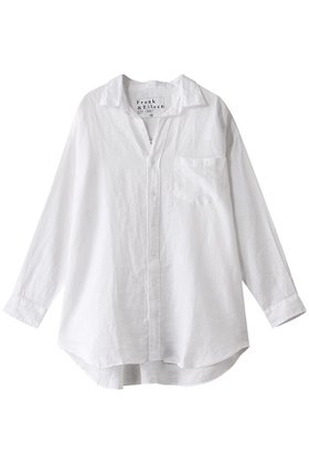【フランク&アイリーン/Frank&Eileen】のMACKENZIE LIVED IN LINEN ホワイトビッグシャツ 人気、トレンドファッション・服の通販 founy(ファニー) ファッション Fashion レディースファッション Fashion for Women トップス・カットソー Cut & Sew Tops シャツ・ブラウス・オフィスカジュアル Elegant Blouses & Button-Ups スリーブ Sleeve, Long Sleeve / Short Sleeve トレンド Trend, Trending Now ビッグ Big, Oversized ボトム Bottoms, Lower Wear リネン Linen, Linen Fabric ロング Long, Long-Length 定番 Standard, Basic Item |ID:prp329100002614242